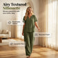👗 60% RABATT! 🌿 Damen 2-teiliges Freizeit-Set – Texturiertes Lounge Outfit & atmungsaktiv – Perfekt für Alltag, Freizeit oder Homeoffice – bequemer, stilvoller 2-in-1 Look für den ganzen Tag ✨