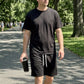 👕 50% RABATT! ⏰ Herren Urban Freizeit-Set – Bedrucktes T-Shirt & Kordel-Shorts – Bequem, vielseitig & perfekt für Stadt, Strand oder entspannte Tage zu Hause – lässiger Look mit hohem Tragekomfort 🩳