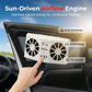 🌀 50% RABATT! 🚗 Solarbetriebener Auto-Abluftventilator – Doppel-Turbo & Temperaturanzeige – Kabellos, energiesparend – hält den Innenraum kühl bei Sonne ☀️🌬️✨