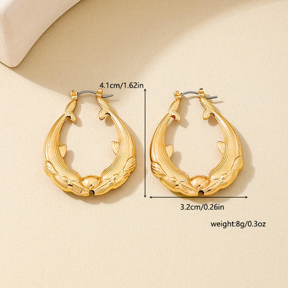 🐬 50% RABATT! ⏳ Goldene Delphin-Creolen für Damen – Verspieltes Design & eleganter Glanz – Leichter Tragekomfort, perfekt für den Alltag oder als maritimes Statement am Strand 🌊💛