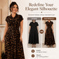 🐆 50% RABATT! 👗 Elegantes Damen-Kleid mit Leopardenprint & Reverskragen – Figurbetont, vielseitig & stilvoll – Perfekt für Büro, Dinner & besondere Anlässe ✨