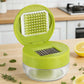 🧄 50% RABATT! ❄️ Mini-Knoblauchpresse mit Auffangbehälter – Kompakt, vielseitig & leicht zu reinigen – Ideal für Knoblauch, Ingwer & Chili in der Küche 🍳