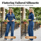 👗 70% RABATT JETZT! 🌸 Damen schickes Knopfdetail Denim-Set – Leichter Denim & lässige Passform – Perfekt für Sommer, Strand oder entspannte Tage – stilvoller 2-teiliger Look ✨