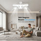 🌀 60% RABATT! ✨ Deckenventilator mit Doppelkopf und LED-Licht – Modernes Design mit Fernbedienung – Perfekt für Wohnzimmer & Schlafzimmer – leise & energieeffizient 💡