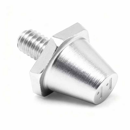 ⚽ 50% RABATT! 🥅 Fußballschuh-Stollen aus Aluminiumlegierung – Hohe Härte & 3 Größen (11/13/15mm) – Standardgewinde, perfekt für nassen oder schlammigen Rasen – sicherer Halt bei jedem Wetter 🌧️