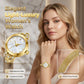 ⌚ 60% RABATT! ✨ Elegante Damen-Armbanduhr – Schimmerndes Zifferblatt & geflochtenes Metallarmband – Luxuriöses Design, perfekt für Alltag oder festliche Anlässe – stilvoller Blickfang am Handgelenk 💎