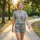 👚 60% RABATT! 🌿 Damen Plus-Size Camouflage Top & Shorts Set – Lockere Passform & weicher Stoff – Einfach, stylisch & abenteuerbereit – perfekt für Outdoor, Freizeit oder heiße Tage ✨🩳