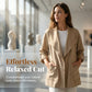 🧥 60% RABATT! 🍂 Lässige Damenjacke im Vintage-Stil mit Reverskragen – Weiche Wollmischung & bequeme Passform – Perfekt für Herbst, Layering oder smarte Freizeit-Looks – zeitlos und vielseitig ✨