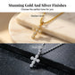💎 50% RABATT! ✨ Zirkonia-Kreuzanhänger mit Zopflochkette – Funkelnd, elegant & zeitlos – Perfekt für Alltag oder besondere Anlässe – ein stilvolles Accessoire mit Bedeutung ✝️