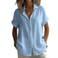 👚 50% RABATT! ☀️ Damen Sommer-Freizeit-Kurzarmhemd – Leicht, luftig & vielseitig – Perfekt für warme Tage, Strand oder Alltag – femininer Look mit hohem Tragekomfort 🌸✨