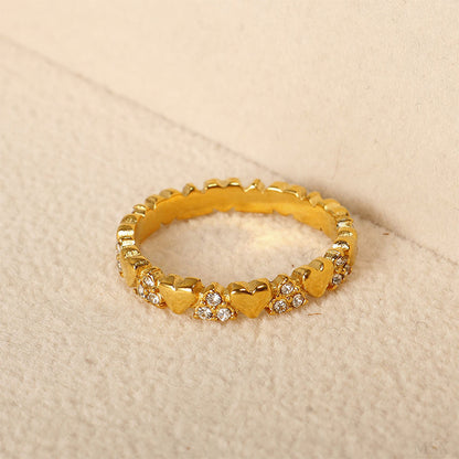 💍 50% RABATT! ⏰ Eleganter Herzring für Damen – Ewigkeitsring mit funkelndem Zirkonia – Zeitloses Design, perfekt als Liebesbeweis oder für den täglichen Glamour – ein Symbol der Zuneigung ❤️✨