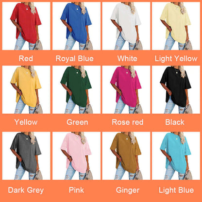 👚 50% RABATT! ☀️ Loses T-Shirt – Sommer-Neuheit für Damen – Atmungsaktive Baumwolle, leichte Passform – perfekt für heiße Tage, Strand oder lässige Freizeit-Looks – vielseitig kombinierbar 🌸
