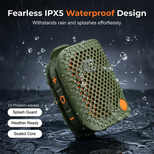 🔊 50% RABATT! 🎵 Tragbarer Bluetooth-Lautsprecher – TWS Stereo, IPX5 wasserdicht & kompakt – Perfekt für Musik unterwegs, im Garten oder am Strand 🌊