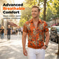 👕 50% RABATT! 🌸 Herren Vintage Blumendruck Zip-Up Oberteil – Leicht & atmungsaktiv – Perfekt für warme Tage, Festival oder einen lässigen Retro-Look – bequemer Reißverschluss & stilvolles Design 🌿✨
