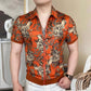 👕 50% RABATT! 🌸 Herren Vintage Blumendruck Zip-Up Oberteil – Leicht & atmungsaktiv – Perfekt für warme Tage, Festival oder einen lässigen Retro-Look – bequemer Reißverschluss & stilvolles Design 🌿✨