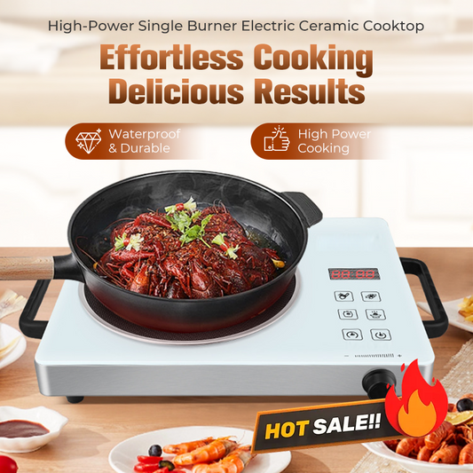 🍳 60% RABATT! ⚡ Hochleistungs-Einzelkochfeld – Elektrische Keramikkochplatte mit Touch-Bedienung – Kompakt, leistungsstark & überhitzungssicher – ideal für Camping, Wohnmobil oder kleine Küchen 🔥✨