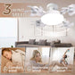 🌀 60% RABATT! 💡 Deckenventilator mit E27-Fassung – Leiser 2-in-1-LED-Ventilator mit Fernbedienung – Kühlung & Licht in einem – perfekt für Wohnzimmer oder Schlafzimmer 🏠✨