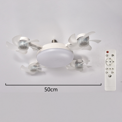 🌀 60% RABATT! 💡 Deckenventilator mit E27-Fassung – Leiser 2-in-1-LED-Ventilator mit Fernbedienung – Kühlung & Licht in einem – perfekt für Wohnzimmer oder Schlafzimmer 🏠✨