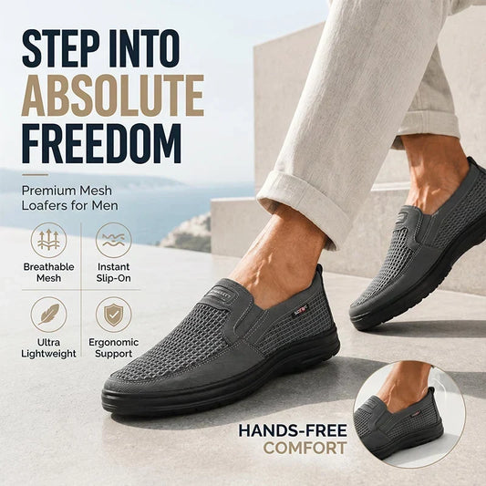 👟 50% RABATT! ☀️ Herren Slip-On-Freizeitschuhe – Atmungsaktiv, leicht & bequem – Perfekt für Alltag & Freizeit ✨