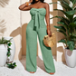 👗 50% RABATT! 🌸 Damen-Jumpsuit, trägerlos, hochgeschnitten & weites Bein – Eleganter & luftiger Look – Perfekt für Sommer, Hochzeit oder Abendveranstaltungen – stilvoll, feminin und bequem ✨🌿
