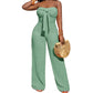 👗 50% RABATT! 🌸 Damen-Jumpsuit, trägerlos, hochgeschnitten & weites Bein – Eleganter & luftiger Look – Perfekt für Sommer, Hochzeit oder Abendveranstaltungen – stilvoll, feminin und bequem ✨🌿