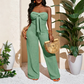👗 50% RABATT! 🌸 Damen-Jumpsuit, trägerlos, hochgeschnitten & weites Bein – Eleganter & luftiger Look – Perfekt für Sommer, Hochzeit oder Abendveranstaltungen – stilvoll, feminin und bequem ✨🌿