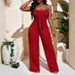 👗 50% RABATT! 🌸 Damen-Jumpsuit, trägerlos, hochgeschnitten & weites Bein – Eleganter & luftiger Look – Perfekt für Sommer, Hochzeit oder Abendveranstaltungen – stilvoll, feminin und bequem ✨🌿