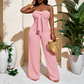 👗 50% RABATT! 🌸 Damen-Jumpsuit, trägerlos, hochgeschnitten & weites Bein – Eleganter & luftiger Look – Perfekt für Sommer, Hochzeit oder Abendveranstaltungen – stilvoll, feminin und bequem ✨🌿