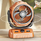 🌀 50% RABATT! 🌬️ 6-Zoll-Camping-Ventilator mit 100 Geschwindigkeitsstufen – Oszillierend & LED-Beleuchtung – Digitalanzeige & großer Akku – ideal für Outdoor, Zelt oder Zuhause – kühlt und leuchtet zuverlässig 🔋⛺✨