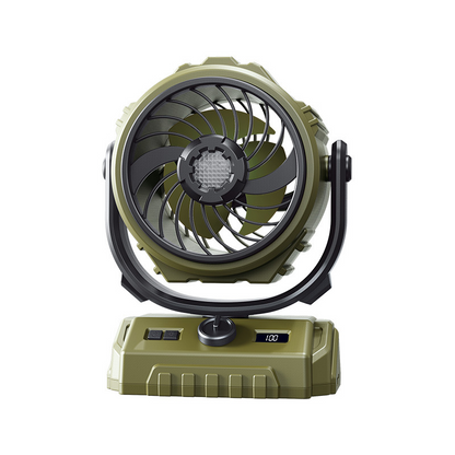 🌀 50% RABATT! 🌬️ 6-Zoll-Camping-Ventilator mit 100 Geschwindigkeitsstufen – Oszillierend & LED-Beleuchtung – Digitalanzeige & großer Akku – ideal für Outdoor, Zelt oder Zuhause – kühlt und leuchtet zuverlässig 🔋⛺✨