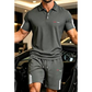 👕 50% RABATT! ☀️ 2-teiliges Freizeit-Set für Herren – Kurzarm-Oberteil & Shorts – Atmungsaktiv, bequem & vielseitig – perfekt für Alltag, Sport oder Reisen – lässiger Sommer-Look mit hohem Tragekomfort 🩳✨