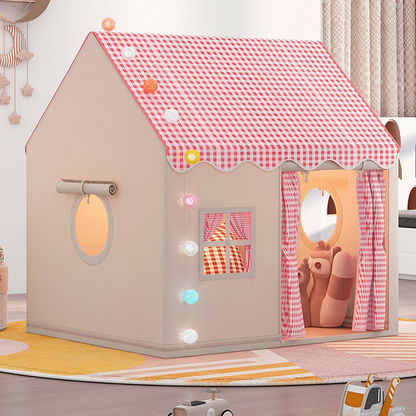 🏰 50% RABATT! 🧸 Kinderspielzelt „Schloss“ – Geräumig, atmungsaktiv & schnell aufgebaut – Fördert fantasievolles Spielen drinnen & draußen ✨