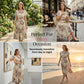 👗 60% RABATT! ✨ Blumendruck Plissiertes Midi-Kleid – Elegant & feminin – Leichter Stoff, romantischer Look – perfekt für Frühling, Gartenpartys oder besondere Anlässe 🌸✨
