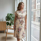 👗 60% RABATT! ✨ Blumendruck Plissiertes Midi-Kleid – Elegant & feminin – Leichter Stoff, romantischer Look – perfekt für Frühling, Gartenpartys oder besondere Anlässe 🌸✨