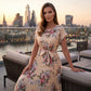 👗 60% RABATT! ✨ Blumendruck Plissiertes Midi-Kleid – Elegant & feminin – Leichter Stoff, romantischer Look – perfekt für Frühling, Gartenpartys oder besondere Anlässe 🌸✨