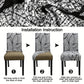 🛋️ KAUFE 1, ERHALTE 1 GRATIS! 🪑 Universal-Stuhlbezug – Elastisch, waschbar & rutschfest – Passt auf Rückenlehne & Sitzfläche für Esstisch & Wohnzimmer ✨