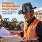 ⛑️ 60% RABATT! 🏗️ Cowboy-Schutzhelm mit breiter Krempe für Baustellen – Robust & hitzebeständig – Bietet Schutz vor Sonne, Staub & Schlägen – ideal für Bau, Landwirtschaft & Outdoor-Arbeit 🌞✨