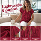 👚 50% RABATT! 🔥 Damen V-Ausschnitt Rüschen Bluse – Elegant & vielseitig – Perfekt für Büro, Abend oder einen stilvollen Auftritt – femininer Look mit Charme 🍷✨