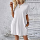 👗 50% RABATT! 🌿 Damen-Tunika-Kleid mit Rundhals – Einfarbig, lockere Passform & Taschen – Vielseitig & bequem – perfekt für Alltag, Freizeit oder Reisen ✨🧳