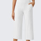 👖 50% RABATT! 🌸 Damen lässige weite Bein Caprihose – Leicht, luftig & vielseitig – Perfekt für warme Tage, Strand oder Freizeit – bequemer Begleiter mit Stil ☀️✨