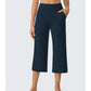 👖 50% RABATT! 🌸 Damen lässige weite Bein Caprihose – Leicht, luftig & vielseitig – Perfekt für warme Tage, Strand oder Freizeit – bequemer Begleiter mit Stil ☀️✨