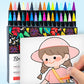 🎨 50% RABATT! ⏳ Schnelltrocknende Doppelspitzen-Acrylmarker Set – Feine & breite Spitzen – Perfekt für Kunst, Bullet Journal oder DIY-Projekte – deckend, wasserfest & vielseitig ✨🖌️