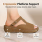 👡 50% RABATT! 🌸 Damen offene Spitze ausgeschnittene Keilsandale – Leichte Keilsohle & verstellbarer Riemen – Perfekt für Sommer, Strand oder elegante Freizeit-Looks – stilvoll & bequem ☀️✨