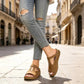 👡 50% RABATT! 🌸 Damen offene Spitze ausgeschnittene Keilsandale – Leichte Keilsohle & verstellbarer Riemen – Perfekt für Sommer, Strand oder elegante Freizeit-Looks – stilvoll & bequem ☀️✨