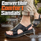 👡 50% RABATT! ✨ Herren Leder-Sandalen 2-in-1 Slip-On – Vielseitig für Outdoor & Strand – Echtes Leder, flexible Sohle & bequemer Einstieg – perfekt für heiße Tage und lässige Looks ☀️🌊