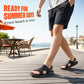 👡 50% RABATT! ✨ Herren Leder-Sandalen 2-in-1 Slip-On – Vielseitig für Outdoor & Strand – Echtes Leder, flexible Sohle & bequemer Einstieg – perfekt für heiße Tage und lässige Looks ☀️🌊
