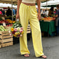 👖 50% RABATT! ⏰ Leichte Leinen-Hose – Weite Passform & entspannter Schnitt – Mit Bindegürtel & dezenten Unifarben – perfekt für warme Tage oder einen lässigen Look 🌿✨