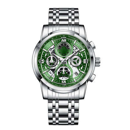 ⌚ 50% RABATT! ✨ Klassische Herren-Quarzuhr – Robustes Armband, präzises Quarzwerk & zeitloses Design – Ideal für Alltag, Büro & besondere Anlässe 🖤