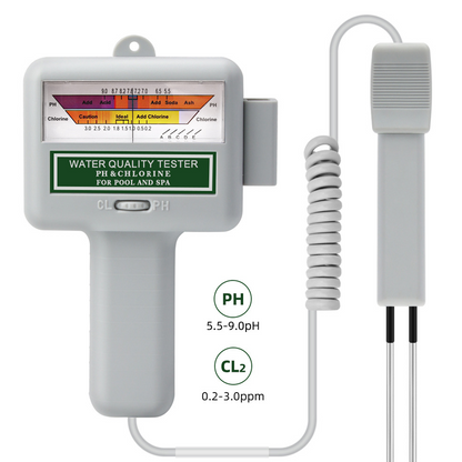 🔬 50% RABATT! 💧 2-in-1 Poolwasser pH- & Chlor-Tester – Digitale Messung von pH-Wert & Chlorgehalt – Schnell & wasserdicht – ideal für Pool, Whirlpool oder Spa 🌊✨