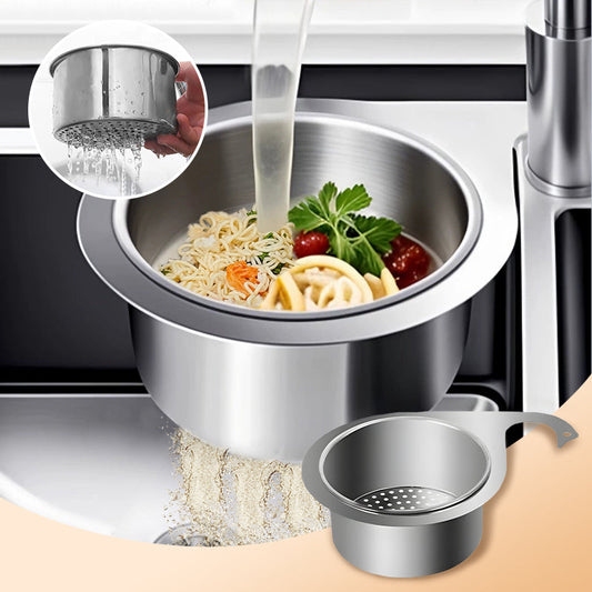 🧺 50% RABATT! 🍋 Vielseitiger Hänge-Siebkorb für die Spüle – Faltbar, leicht & praktisch – Ideal zum Abtropfen von Obst, Gemüse oder Geschirr – passt an die meisten Wasserhähne – platzsparend und vielseitig 🚰✨